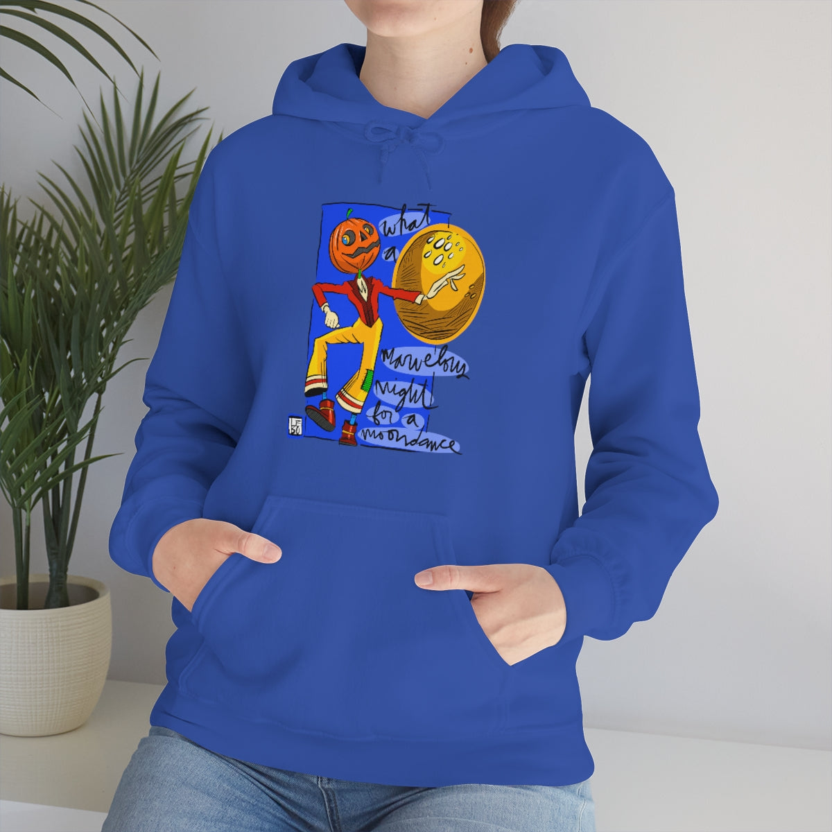 What a Marvelous Night for a Moondance  - Lebo Unisex Hooded Sweatshirt